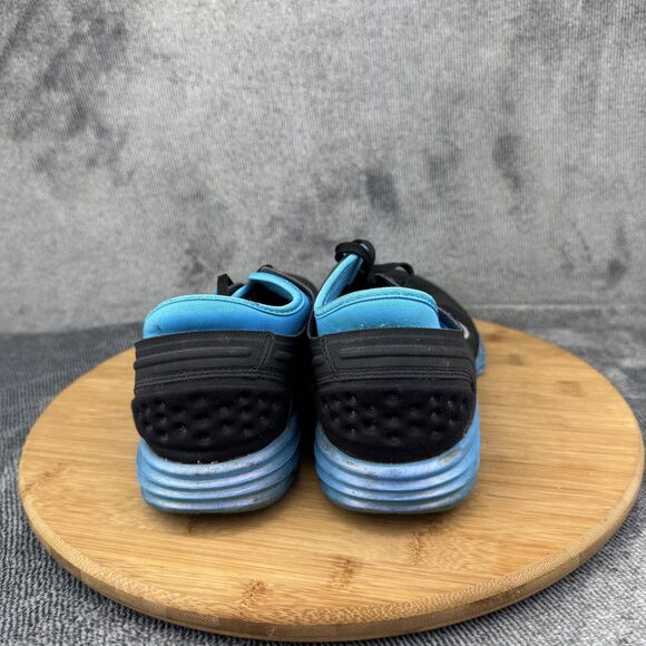 Nike Shoes Womens Size 9 Black Blue Low Top Training Running Sneakers 532224-002 - Picture 4 of 9